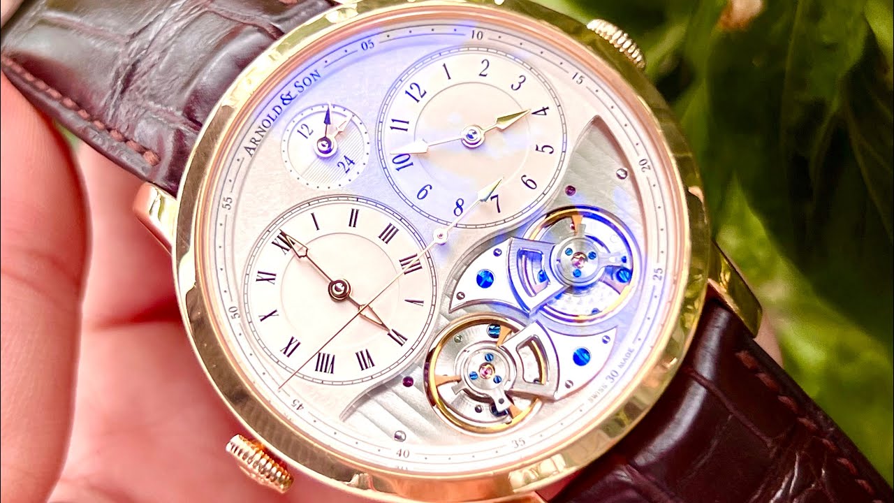 [ Chỉ 310 Triệu ] Arnold & Son Instrument Double Balance GMT (DBG) 1DGAP.W01A.C120P ll KWATCH