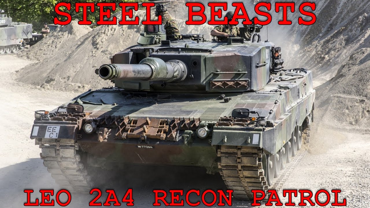 Steel Beasts Pro PE 4.1 - Leopard 2A4 Recon Patrol
