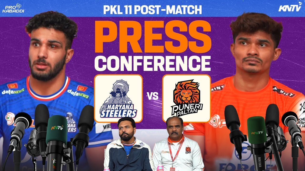 PKL 11 M79 | Haryana Steelers Vs Puneri Paltan | Press Conference ft. Jaideep & Pankaj Mohite