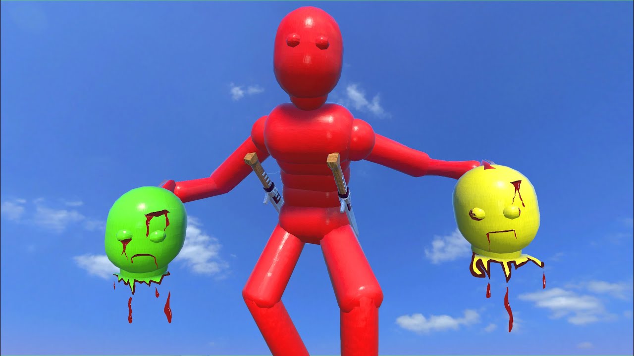 Умный ИИ сражается в войнах NPC с активной физикой Рэгдолла (сборное видео 4)