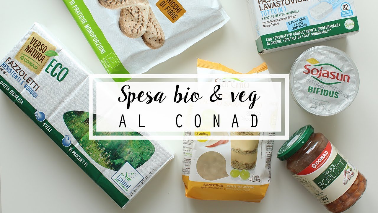SPESA BIOLOGICA & VEGAN AL CONAD 🌼🌱| Veglife Channel