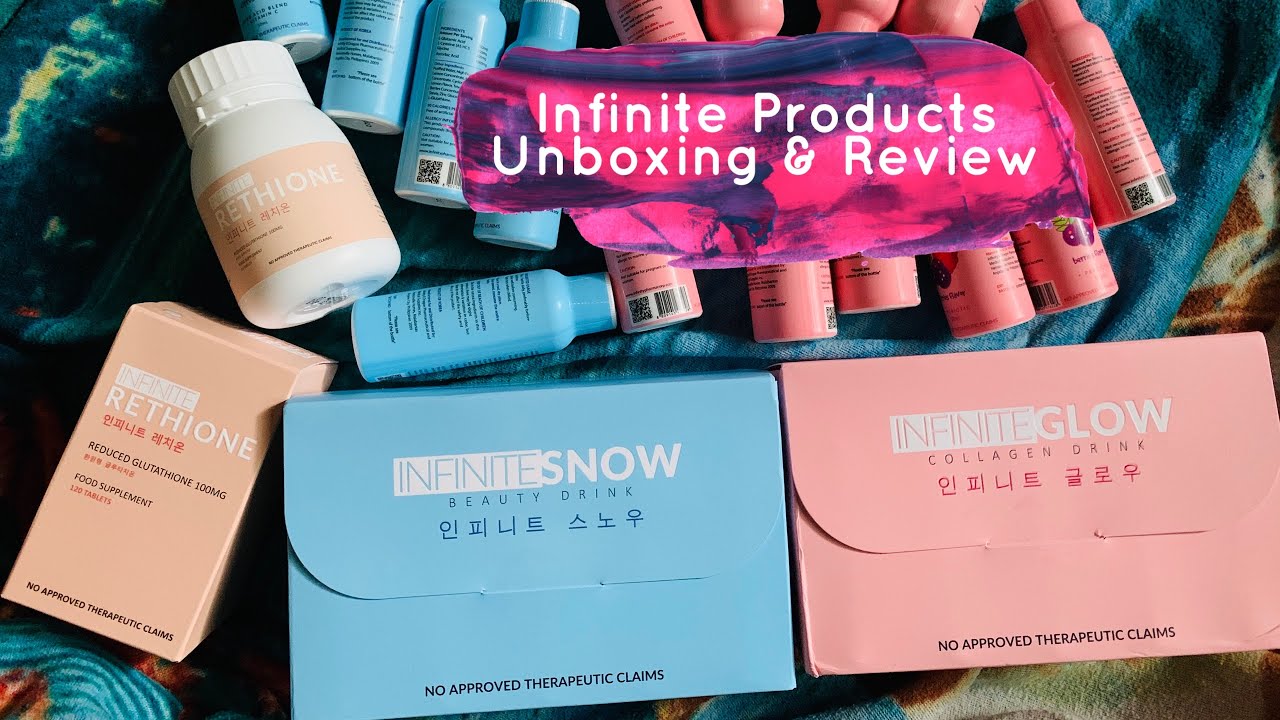 Infinite Products Unboxing and Review (Infinite Rethione,Infinite Glow,Infinite Snow) (vlog #3)