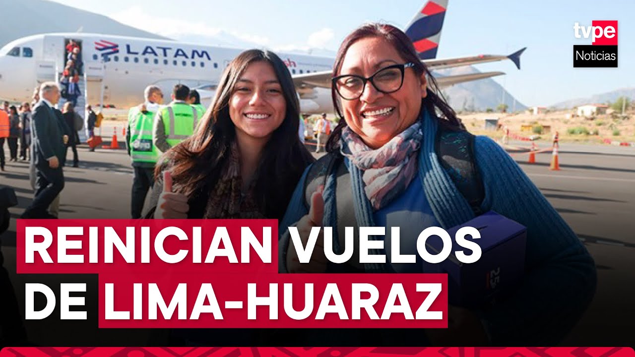 MTC: reinicio de vuelos comerciales Lima-Áncash permitirá llegar a Huaraz en una hora
