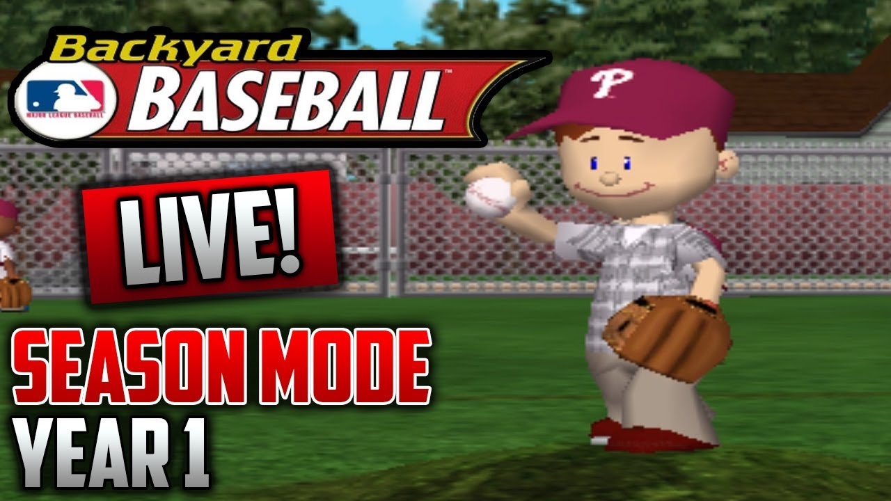 🔴 Backyard Baseball 2005 Season Play LIVE | THIS GAME IS LITERALLY THE GREATEST 