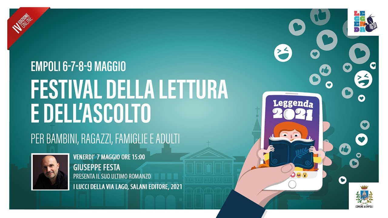 Giuseppe Festa presenta il suo ultimo romanzo I lucci della Via Lago, Salani Editore, 2021