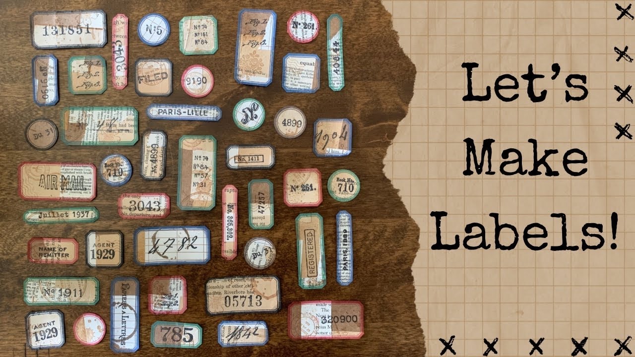 Let’s Make Labels for Junk Journaling!
