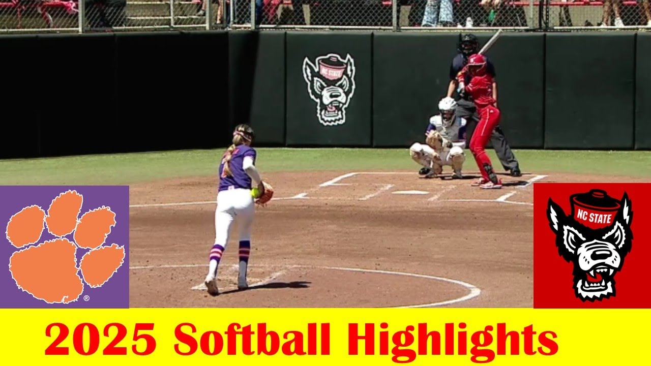#21 Clemson vs NC State Softball Game Highlights 4 13 2025