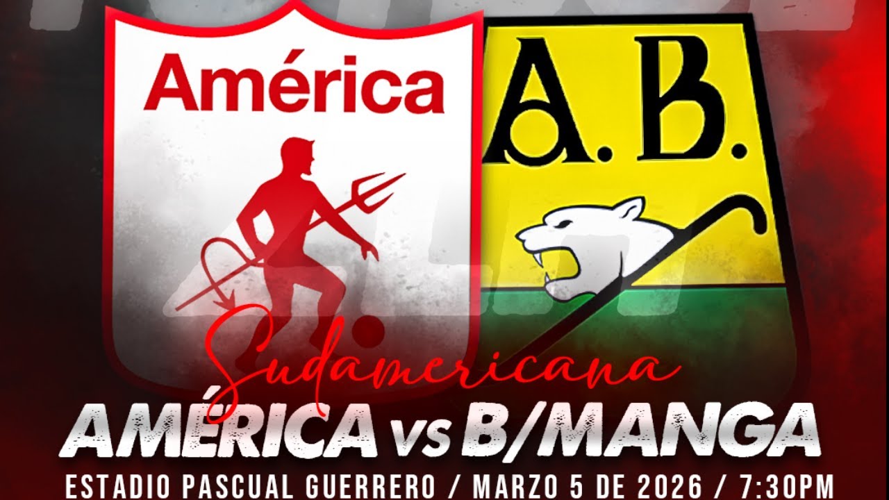 🔴AMÉRICA VS BUCARAMANGA, SUDAMERICANA ¡Conéctate YA!
