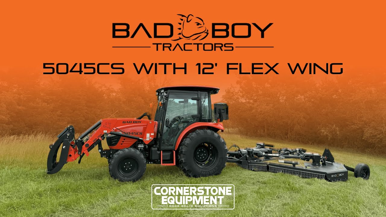 Bad Boy 5045 and 12' Flex Wing Walkaround
