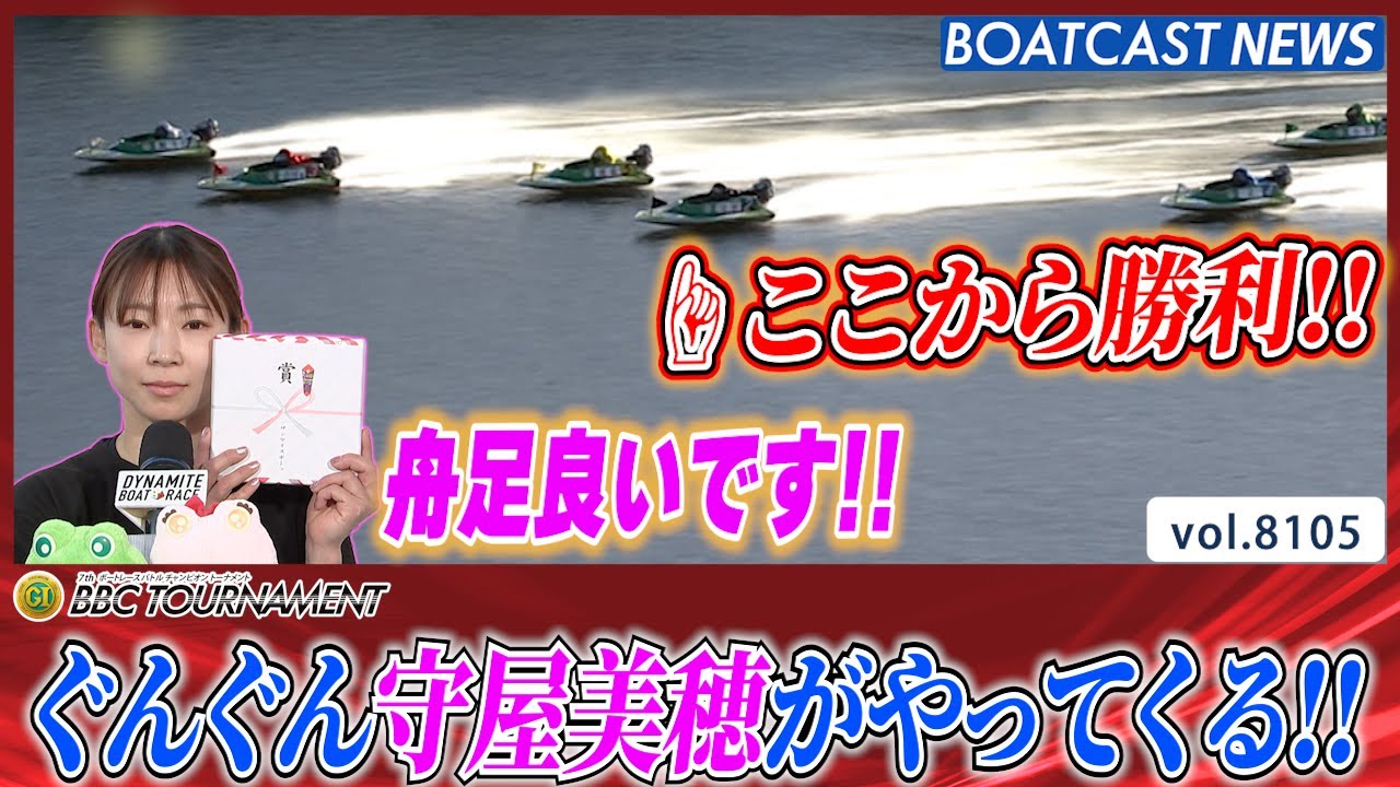 ぐんぐん守屋美穂がやってくる!! 最高の相棒57機が実力発揮!!│BOATCAST NEWS 2026年1月22日│