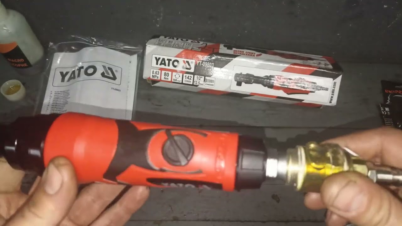 Пневматична тріскачка YATO YT-09803 Grzechotka pneumatyczna PNEUMATIC TOOLS