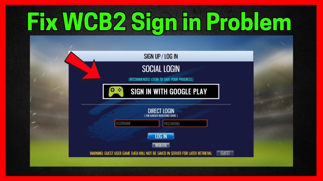 WCB2 sign in problem (Quick fix)