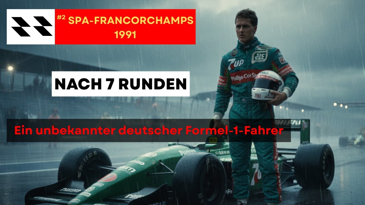 Schumachers erstes Formel-1-Rennen. Niemand kannte seinen Namen; nach 7 Runden änderte sich alles.