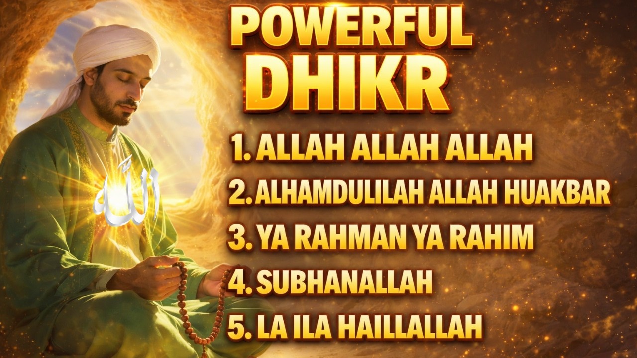 Islamic Healing | Most Powerful Dhikr That Brings Peace 🤲 | Healing, Blessings & Spiritual Calm