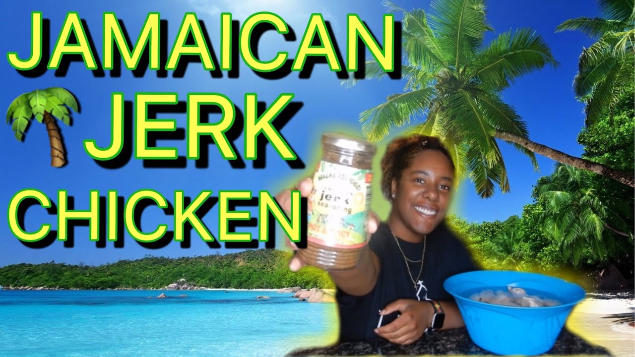 🌴JAMAICAN JERK CHICKEN WINGS 🌴 || WALKERSWOOD JAMAICAN JERK SEASONING REVIEW || TRY IT WITH JAZZ