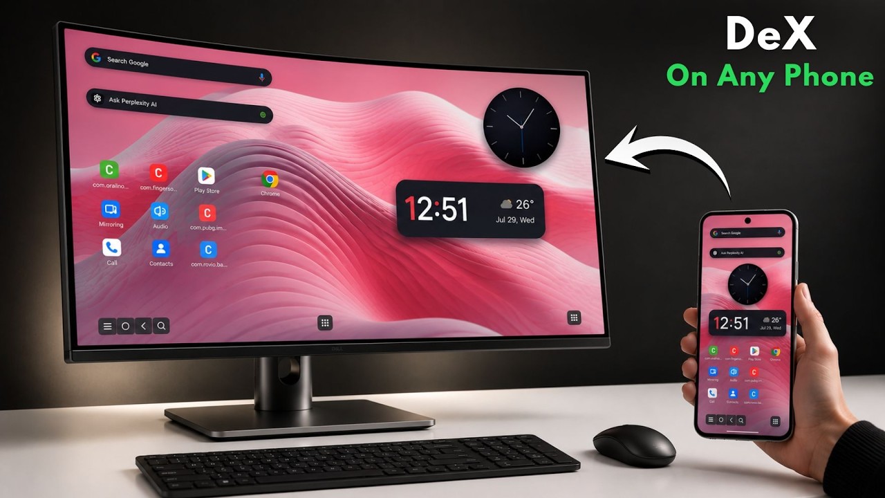 Samsung DeX for ANY Android &mdash; No Root, No Samsung Needed
