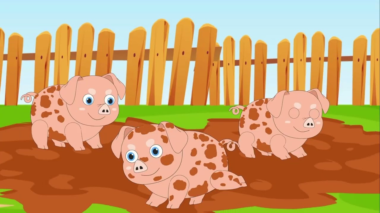 Five Little Pigs Counting Song for Children, Babies, Toddlers, Kids by Patty Shukla Learn Counting