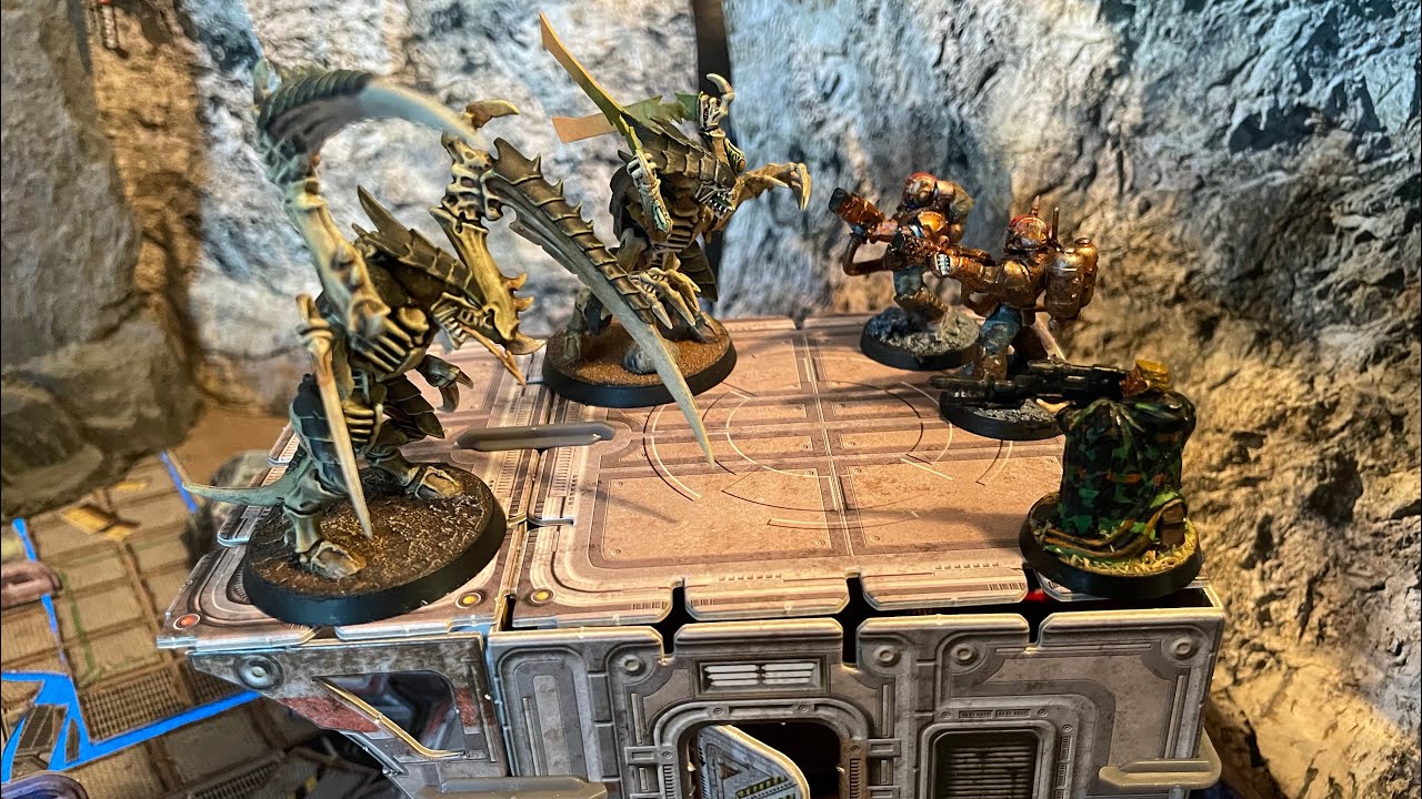 Grimdark Future: Firefight Battle Report (Alien Hives Vs Human Defence Force 250 points) S1E16
