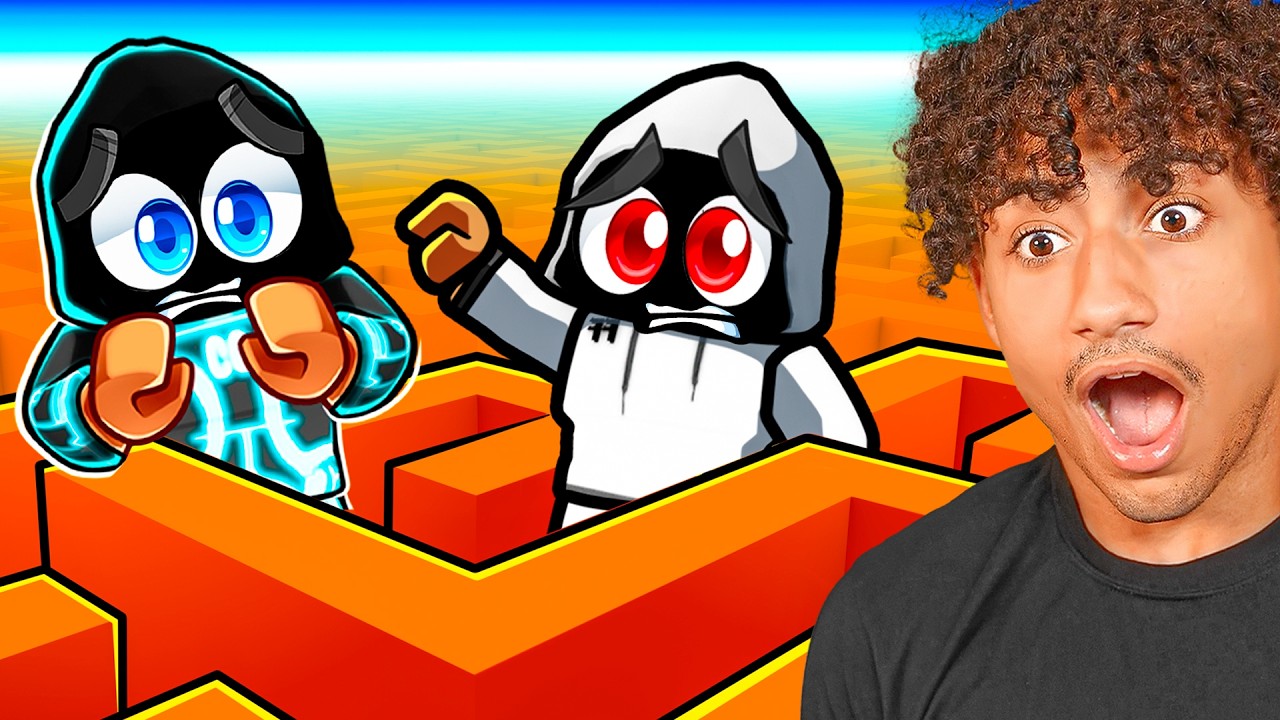 Using 978,634,235 IQ To ESCAPE Maze Simulator in Roblox!