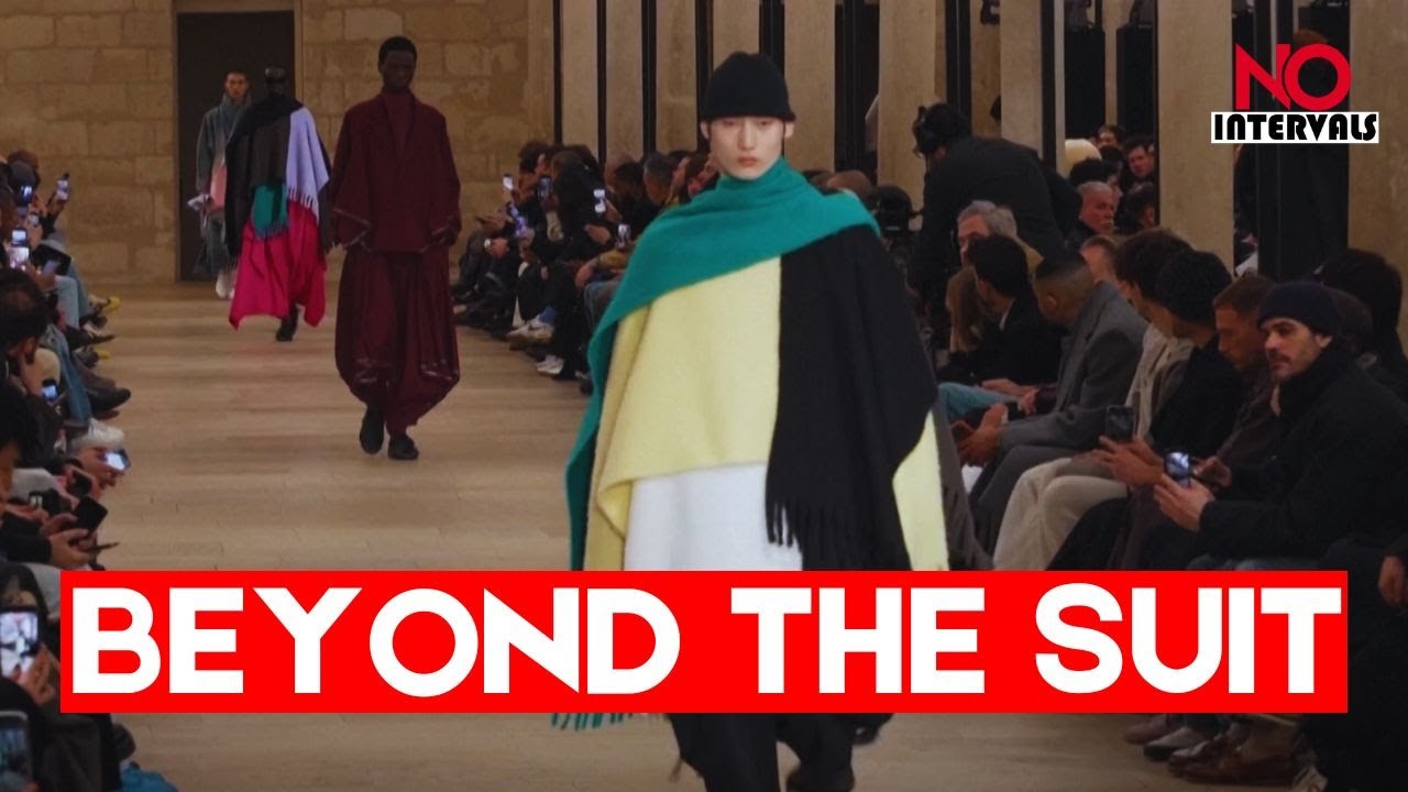 Issey Miyake Menswear Redefines Formal At Paris Fashion Week | Entertainment News