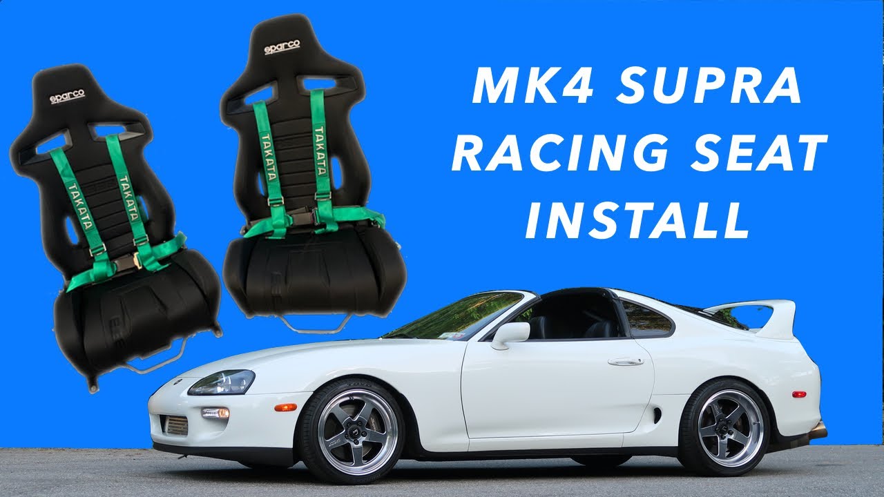 93-98 MKIV Supra Aftermarket Racing Seat Install