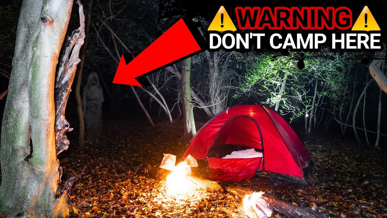 OVERNIGHT Haunted Camping EPPING FOREST | STALKED WHILE WE SLEEP part 2
