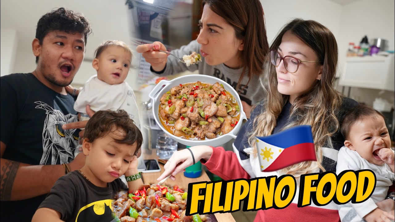 ITALIAN WIFE COOK FILIPINO FOOD 🇵🇭! BICOL EXPRESS! | PINOY ITALIAN FAMILY | THE NIAN FAM 🇵🇭 🇮🇹