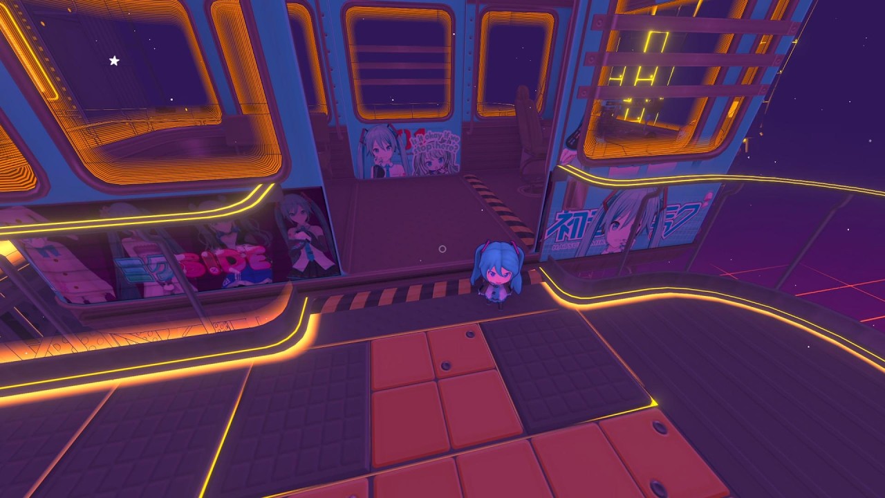 Following Chibi Miku
