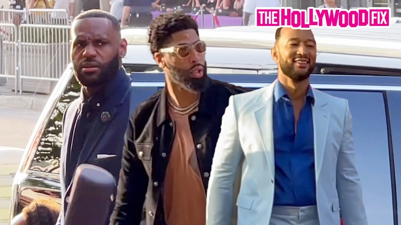 Lebron James, Anthony Davis & John Legend All Snub Fans At The Space Jam: New Legacy Movie Premiere