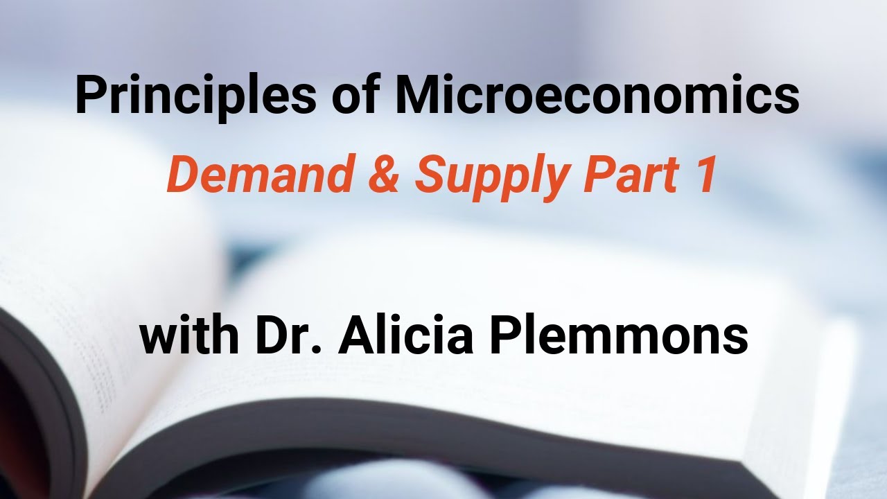 ECON 112 Ch 3 Part 1: Supply & Demand