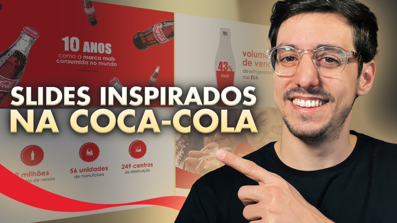 COMO FAZER UMA APRESENTAÇÃO EM POWERPOINT INSPIRADA NA COCA-COLA [Tutorial e slides editáveis]
