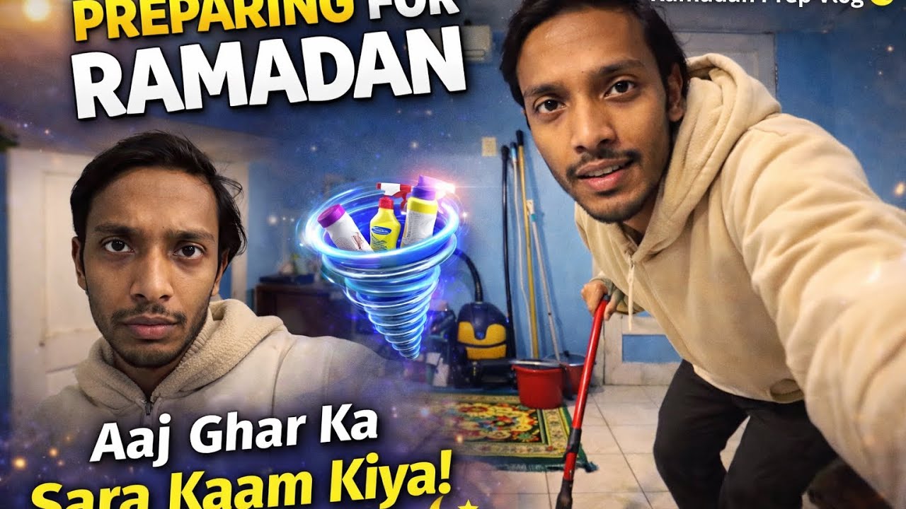 Aaj Ghar Ka Sara Kaam Kiya | Pre-Ramadan Cleaning Vlog| Ramadan Ki Taiyaari 🕌 | 