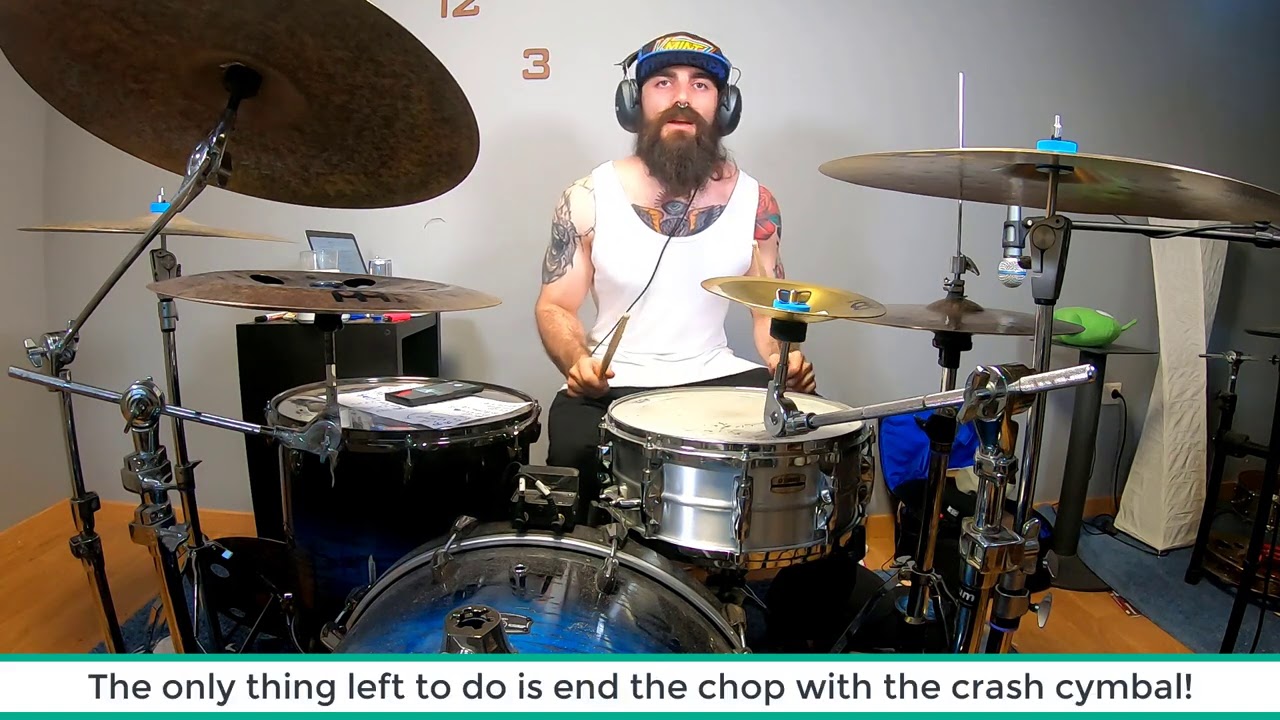 SLIPKNOT - UNSAINTED DRUM LESSON | THE JAY WEINBERG CHOP.