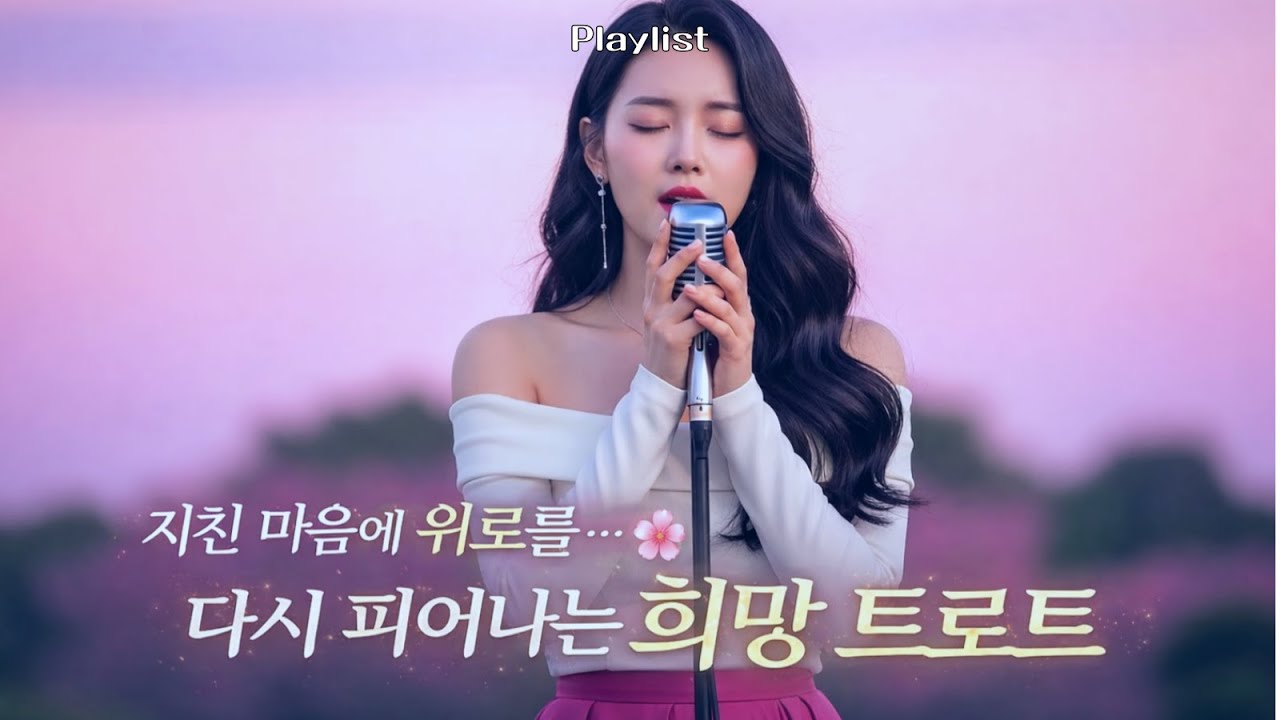 💿 [Playlist]💖 지친 마음에 위로를... 다시 피어나는 희망 트로트