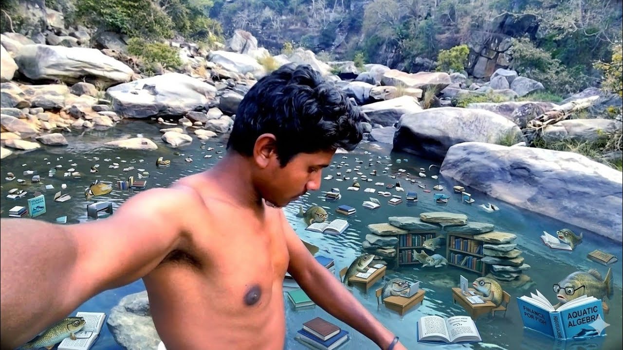 Here The Fish Are Studying 📔📖