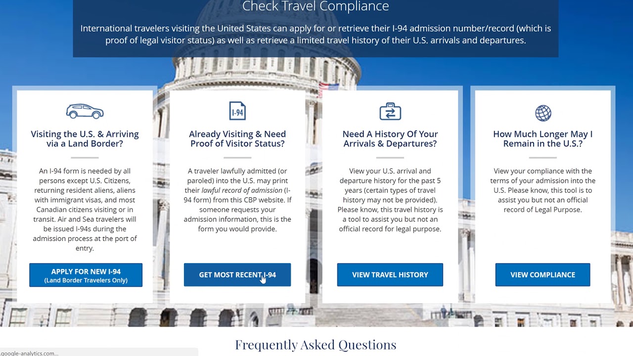 U.S. Immigration: How to Find Your I-94 Arrival/Departure Record