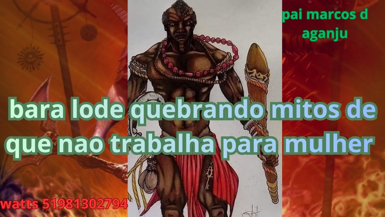 desmitificando mitos que bara lode nao responde a mulher watts 51981302794 #orixas #baralode#bara