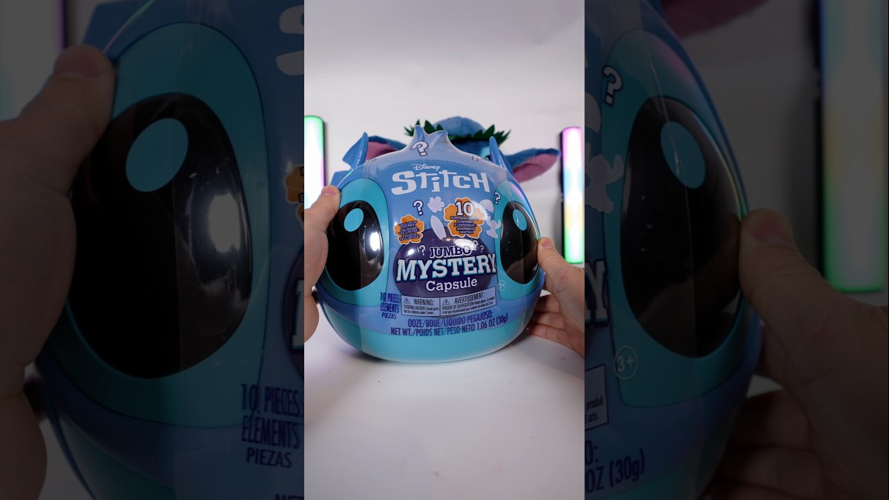 Unboxing Lilo&Stitch Jumbo Mystery Capsule 💙  #disney #stitch #toys #asmr #cute #shorts