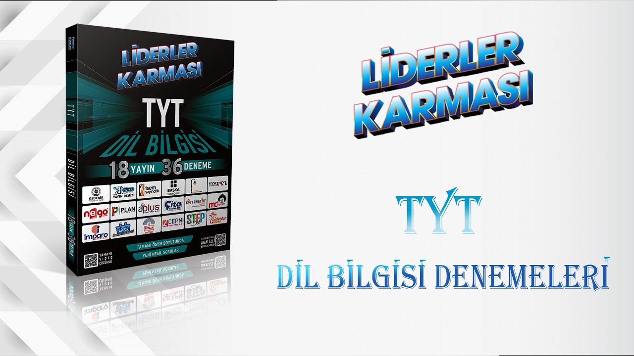 LİDERLER KARMASI - TYT - DİL BİLGİSİ - APLUS YAYINLARI DENEMELERİ
