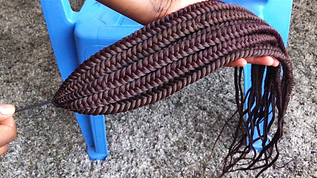 This is 5-strand braids| feeding and twisting for beginner’s @JANEILHAIRCOLLECTION