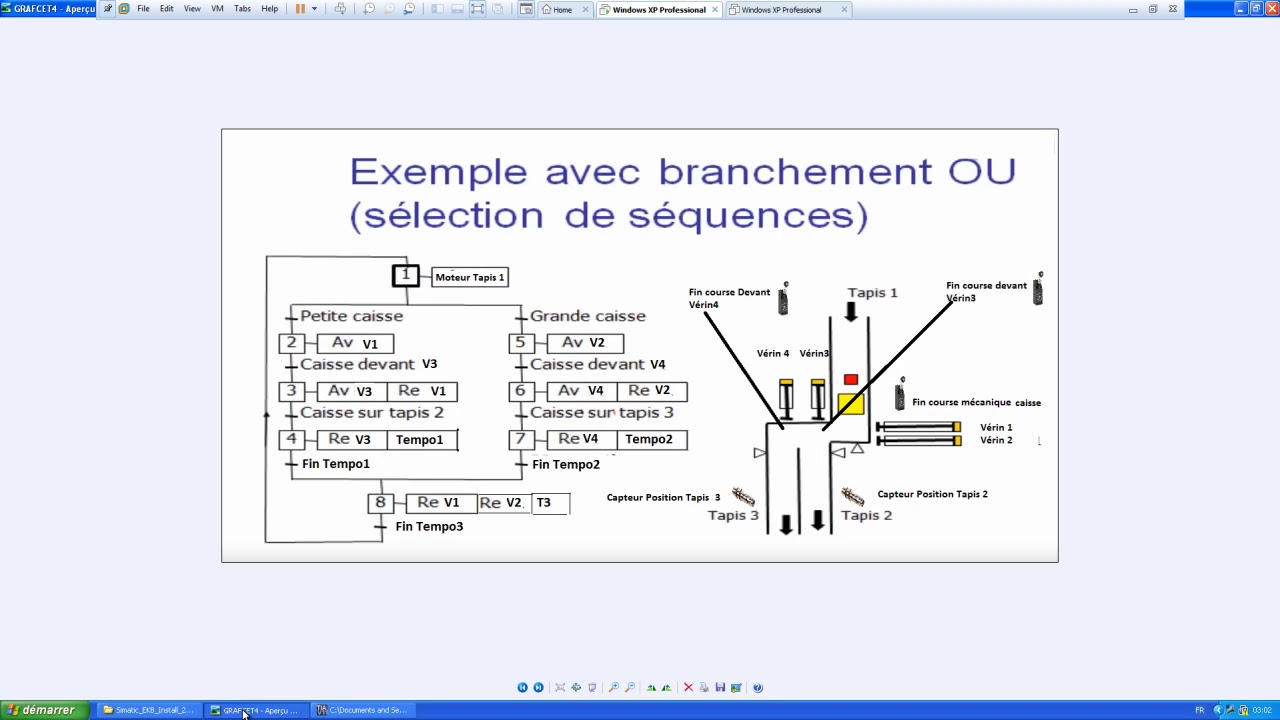 9  Formation TIA Portal Programmation Grafcet Fonctionnement OU