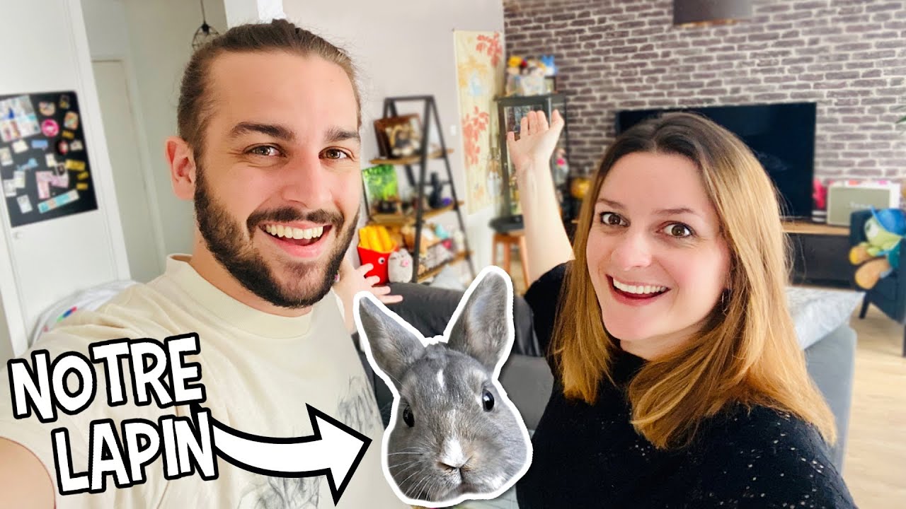 ON VOUS FAIT VISITER NOTRE APPARTEMENT ! (Avec notre lapin en bonus !)