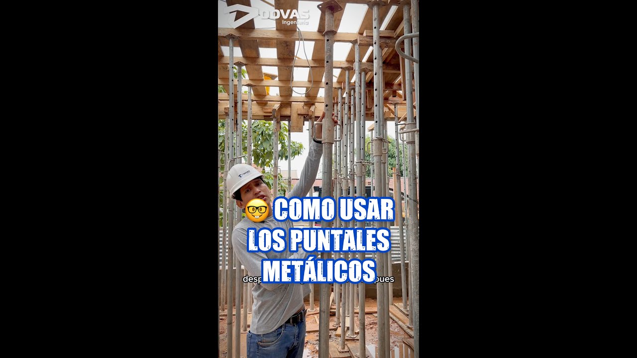 💡 COMO INSTALAR UN PUNTAL METÁLICO