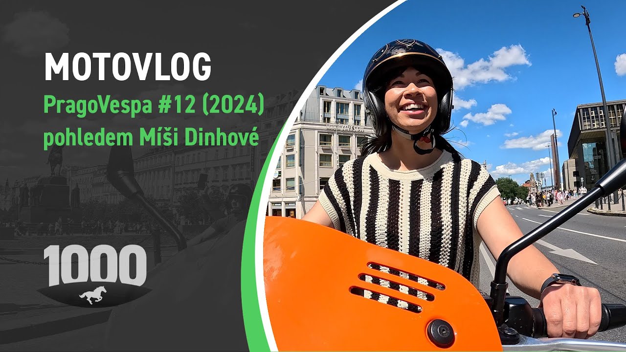 MOTOVLOG: PragoVespa #12 (2024) pohledem Míši Dinhové