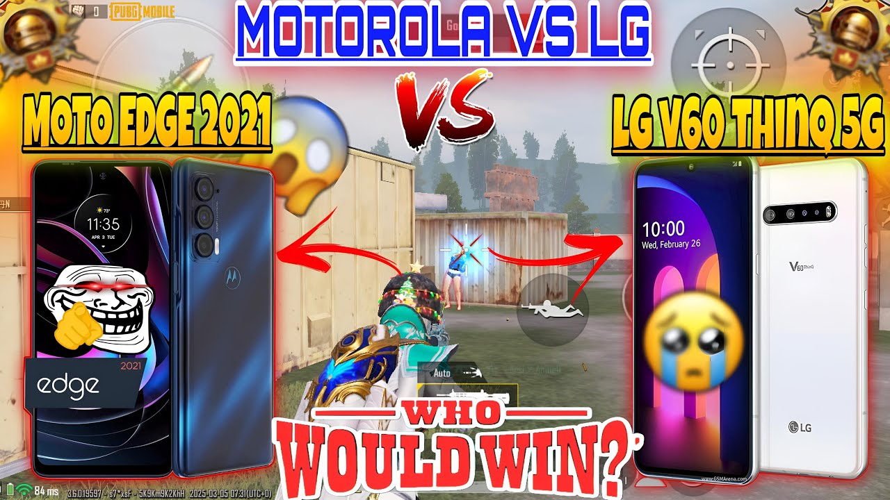 moto edge 2021 vs lg v60 pubg test🔥  | moto edge 2021 vs lg v60 pubg/bgmi test | moto vs lg | price.