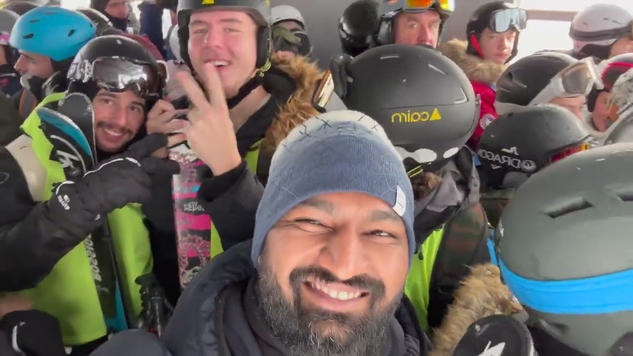 SKI LIORAN EN FAMILLE ⛷ Auvergne FRANCE JAN 2023