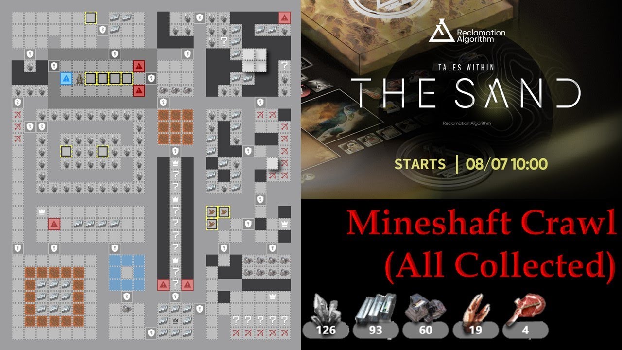 Mineshaft Crawl (All Collected) | Resource Zone | RA#2 [TALES WITHIN THE SAND] [Arknights]