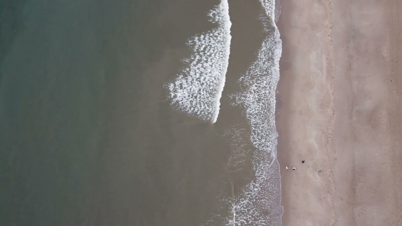 Mablethorpe beach footage from DJI Mini 2