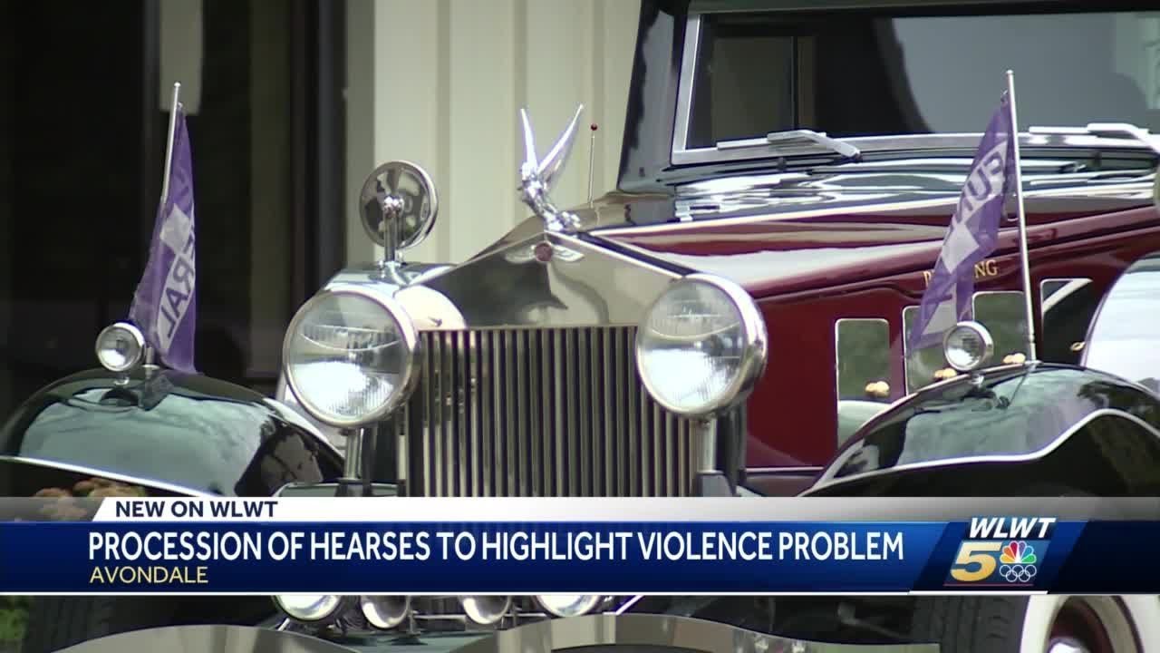 Procession of hearses in Avondale to highlight violence problem