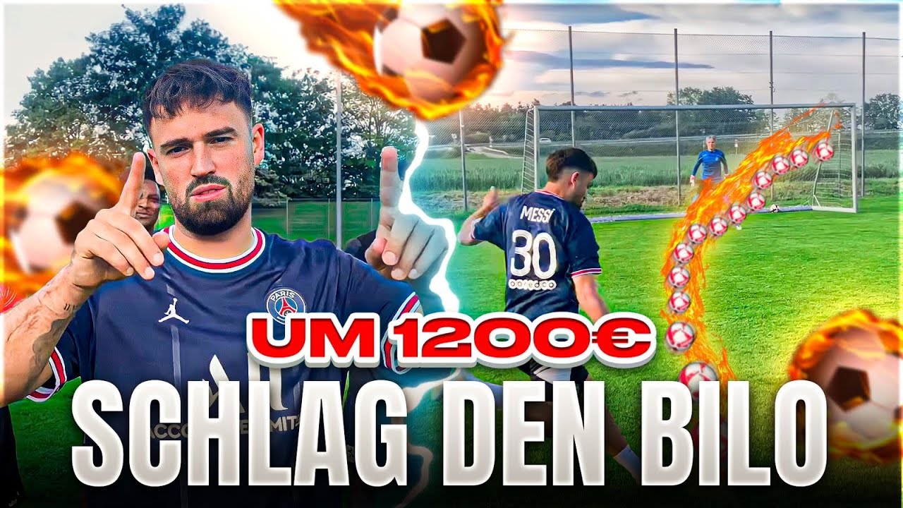 1.200€ FUSBALLCHALLENGE 😳 | Schlag den Bilo München ⚽️